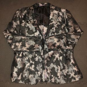 Robert Graham black and silver lightweight jacket